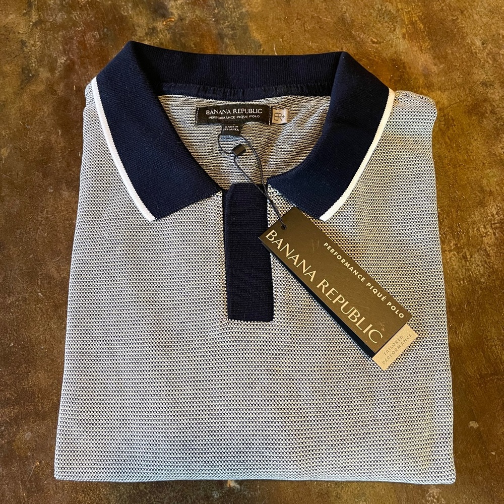 Banana Republic Performance Pique Polo